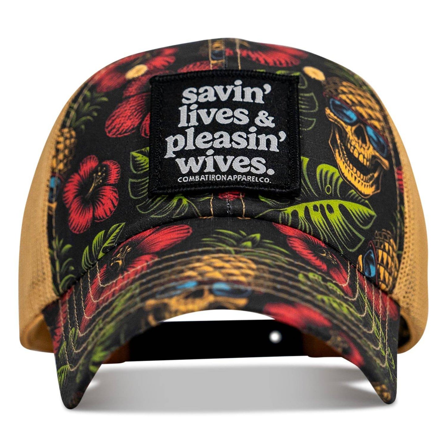 Ripstop Savin' Lives & Pleasin' Wives  Patch Tactical Ripstop Mesh Snapback Hat