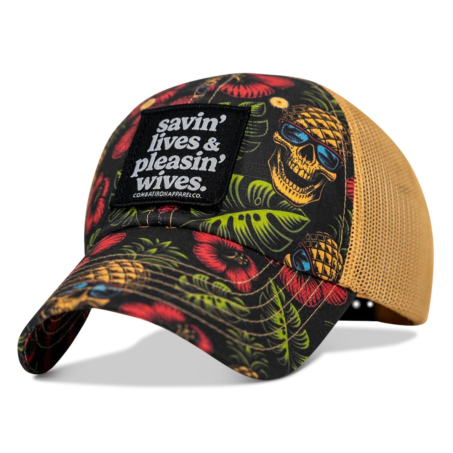 Ripstop Savin' Lives & Pleasin' Wives  Patch Tactical Ripstop Mesh Snapback Hat