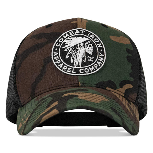 Indian Chief Skull Patch Snapback