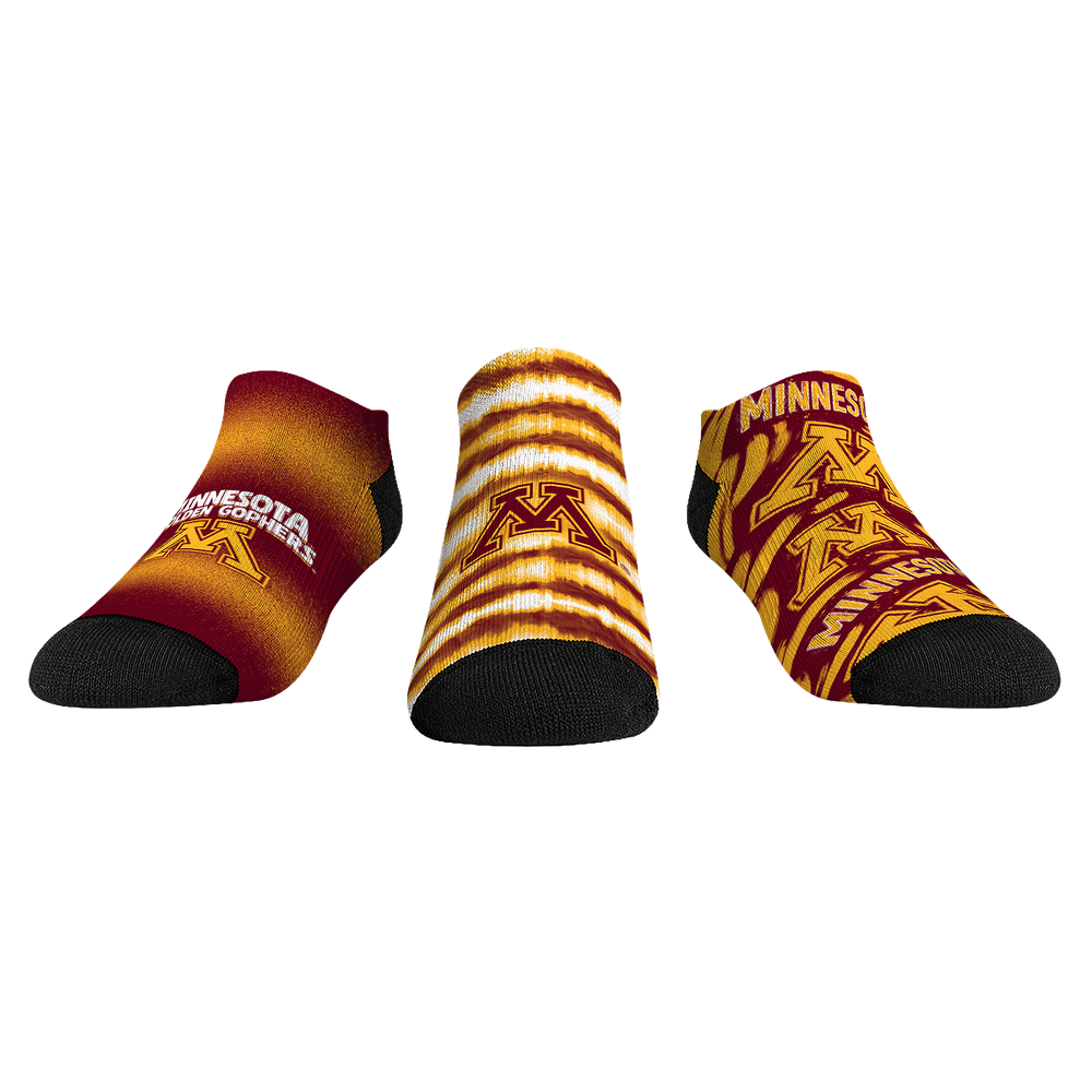 Minnesota Golden Gophers - Low Cut  - Make Some Noise (3-Pack)
