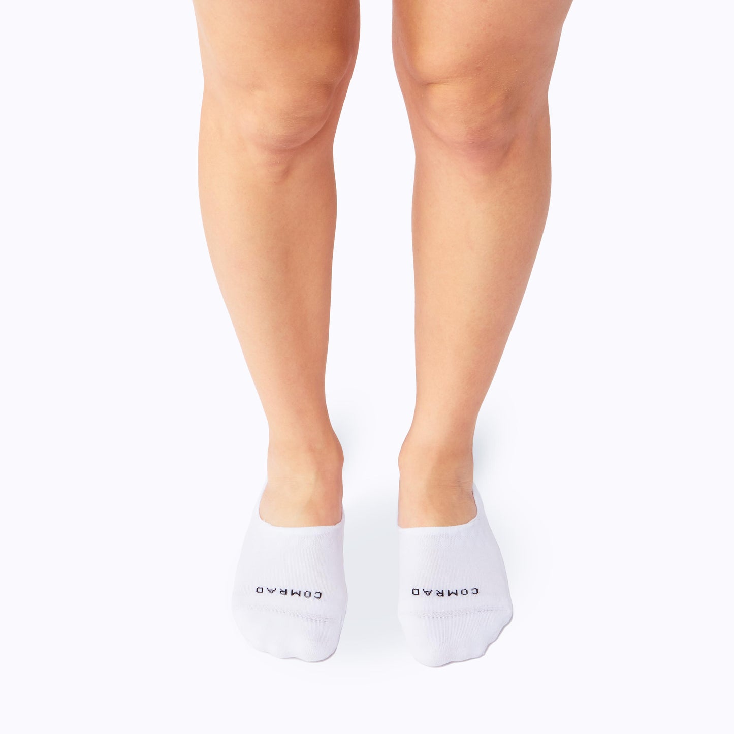 Combed Cotton No Show Socks - White