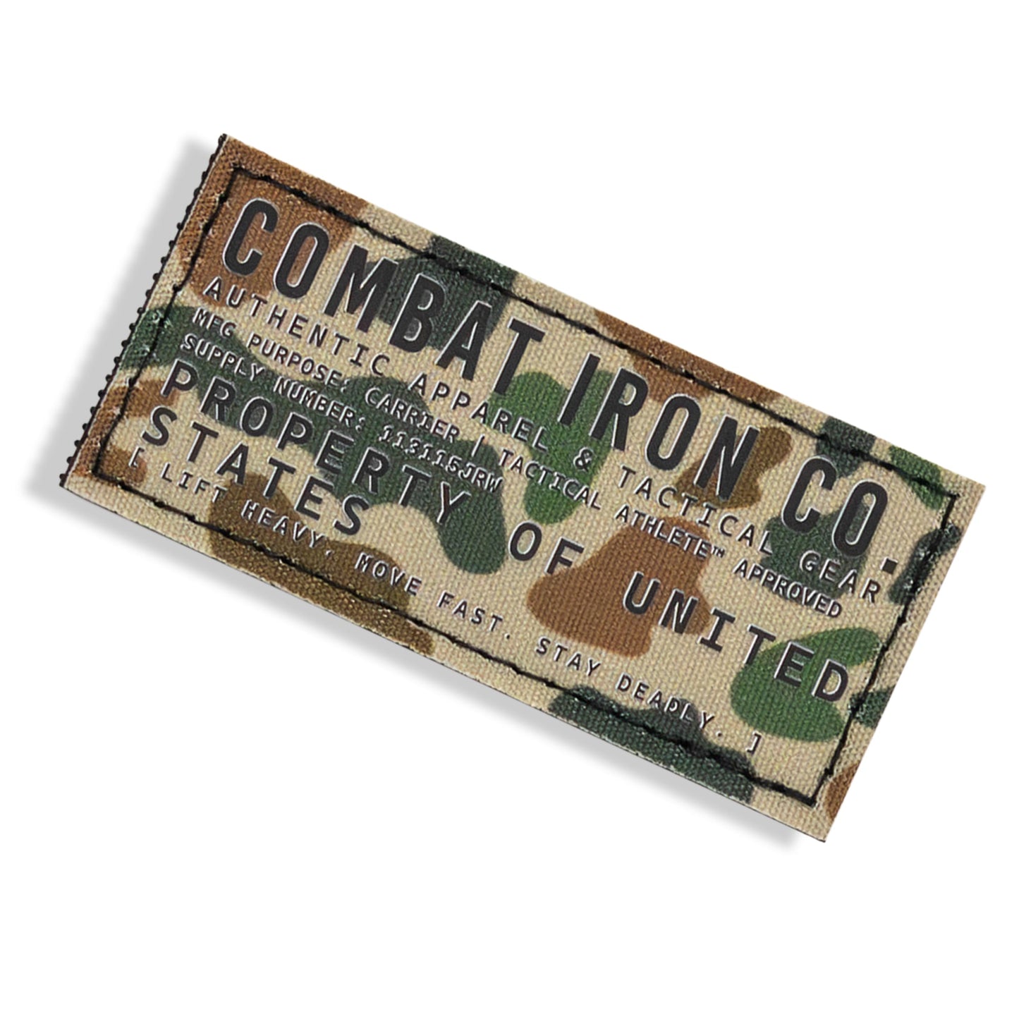 Combat Iron Co. Authentic Brand Velcro Patch