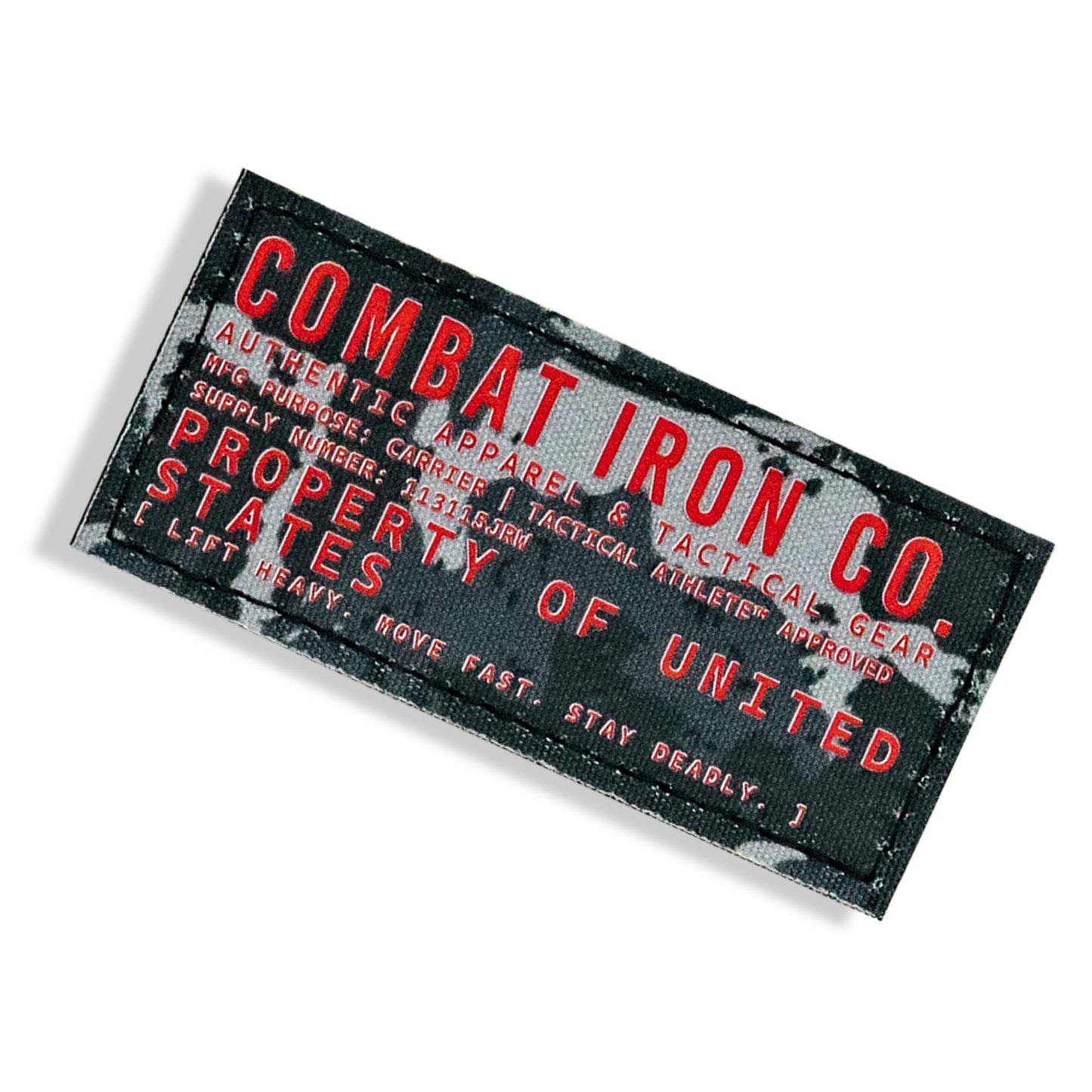 Combat Iron Co. Authentic Brand Velcro Patch