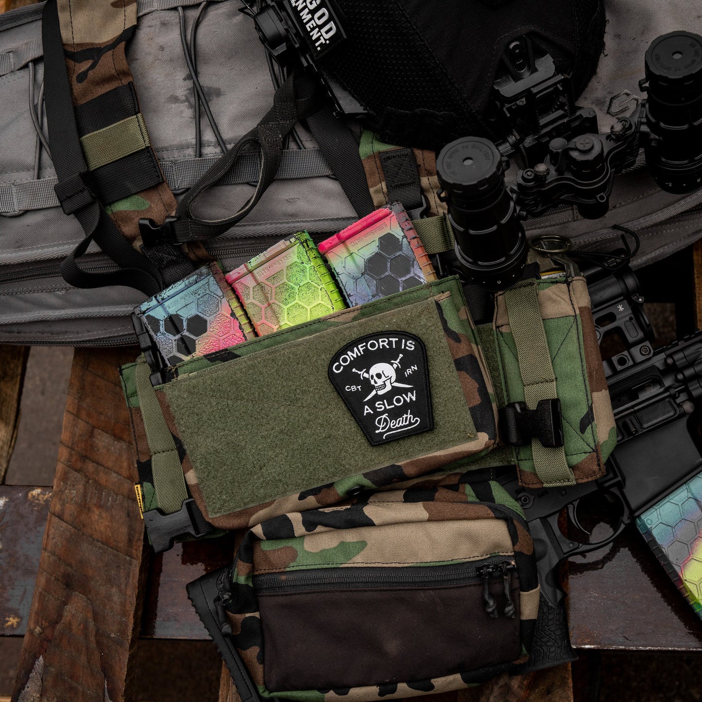 Comfort Is a Slow Death Velcro Patch