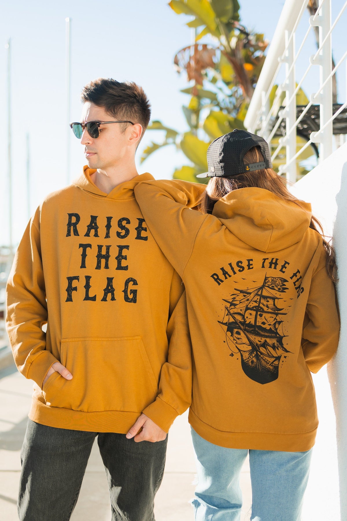 Raise the Flag Premium Toast Hoodie