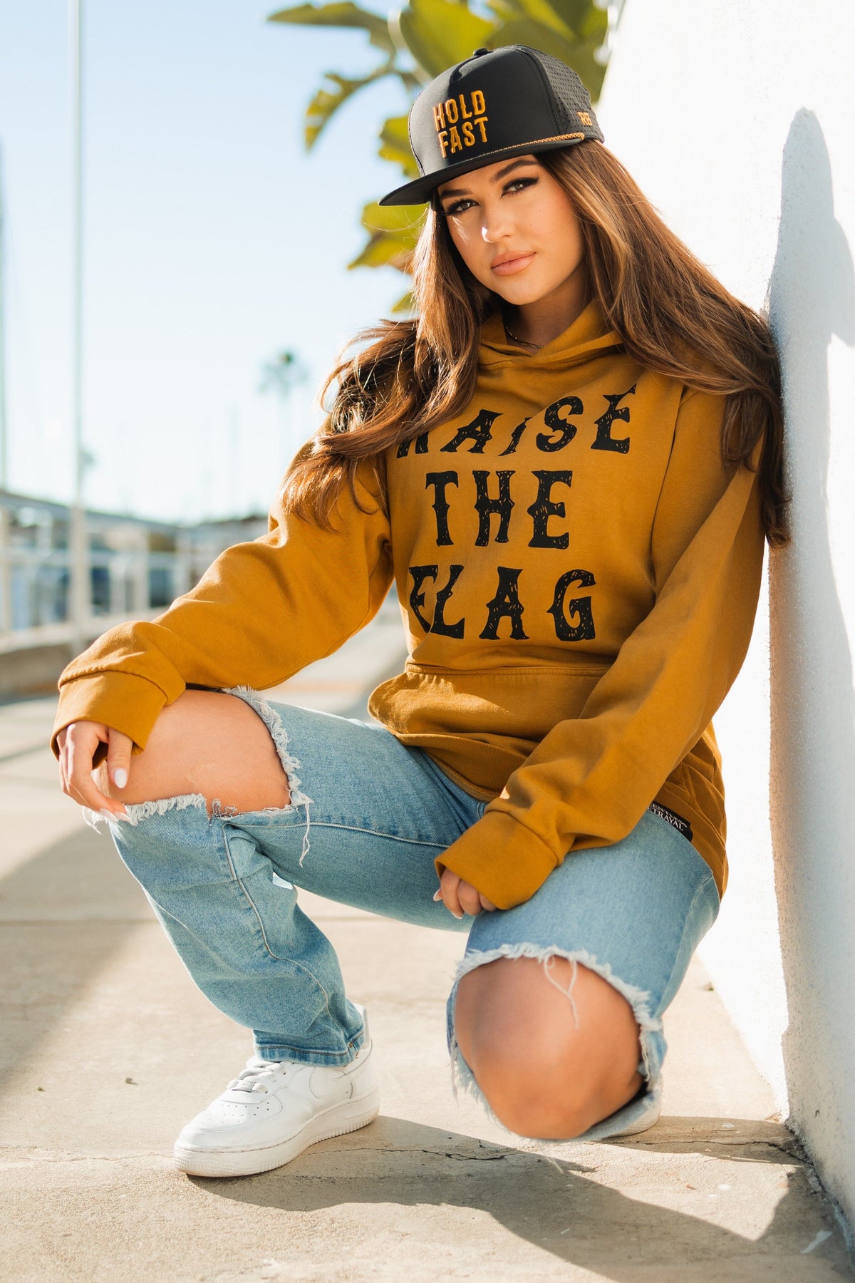 Raise the Flag Premium Toast Hoodie