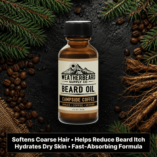 Campside Coffee Beard Oil - Spruce, Coffee, Vetiver