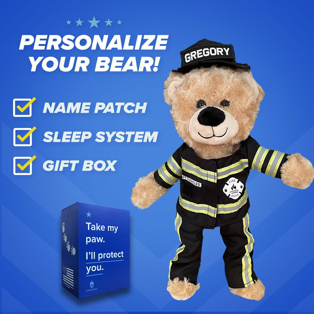 Capt Cuddles Firefighter Teddy Bear