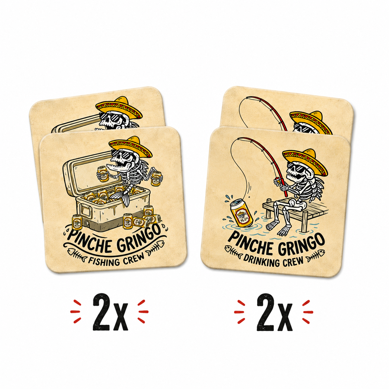 Pinche Gringo Coasters