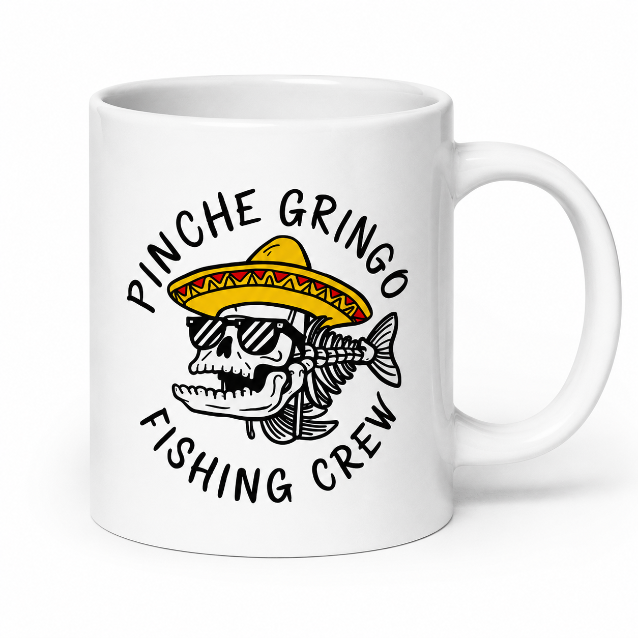 Pinche Gringo Fishing Crew Coffee Mug