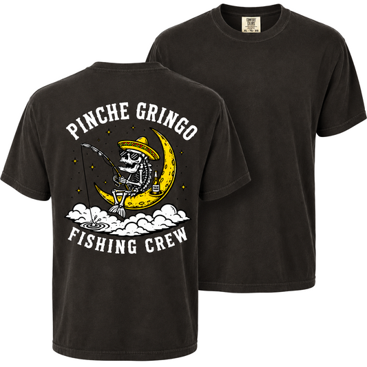 Pinche Gringo Fishing Crew Moon Fish Shirt
