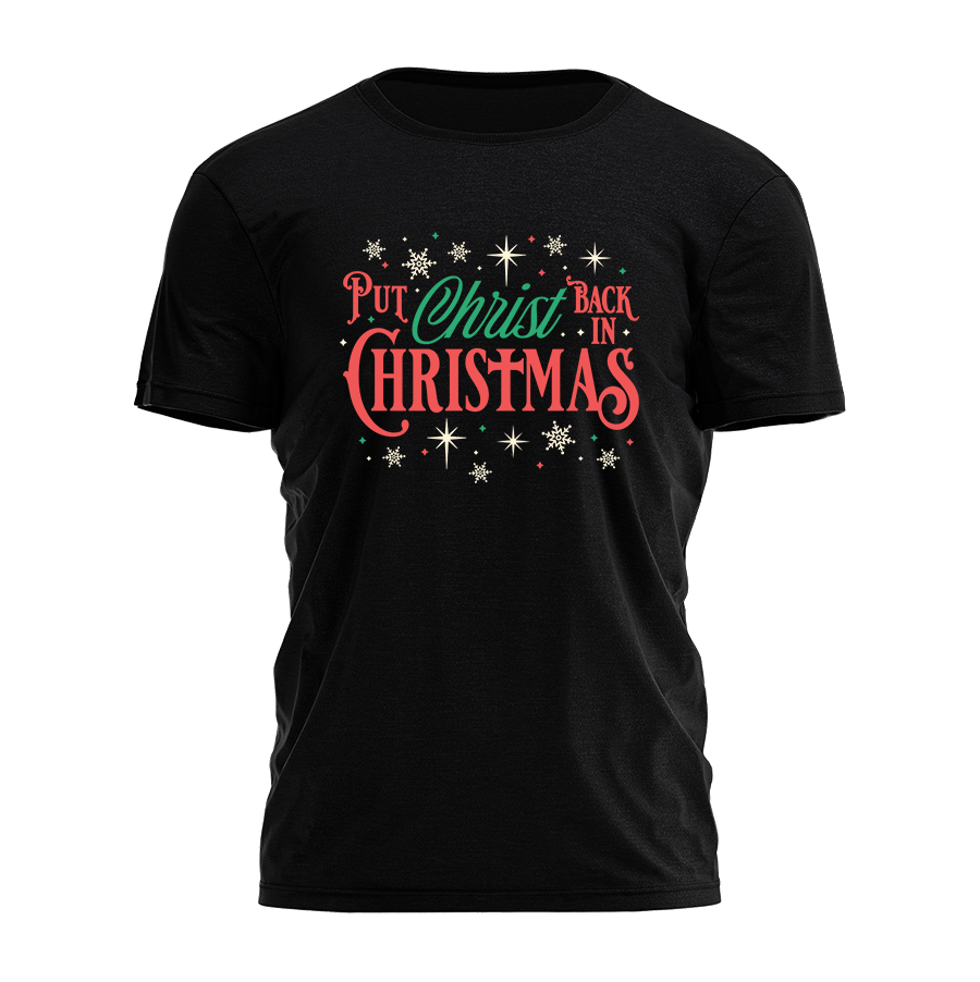Christ Back In Christmas Tee - 4364