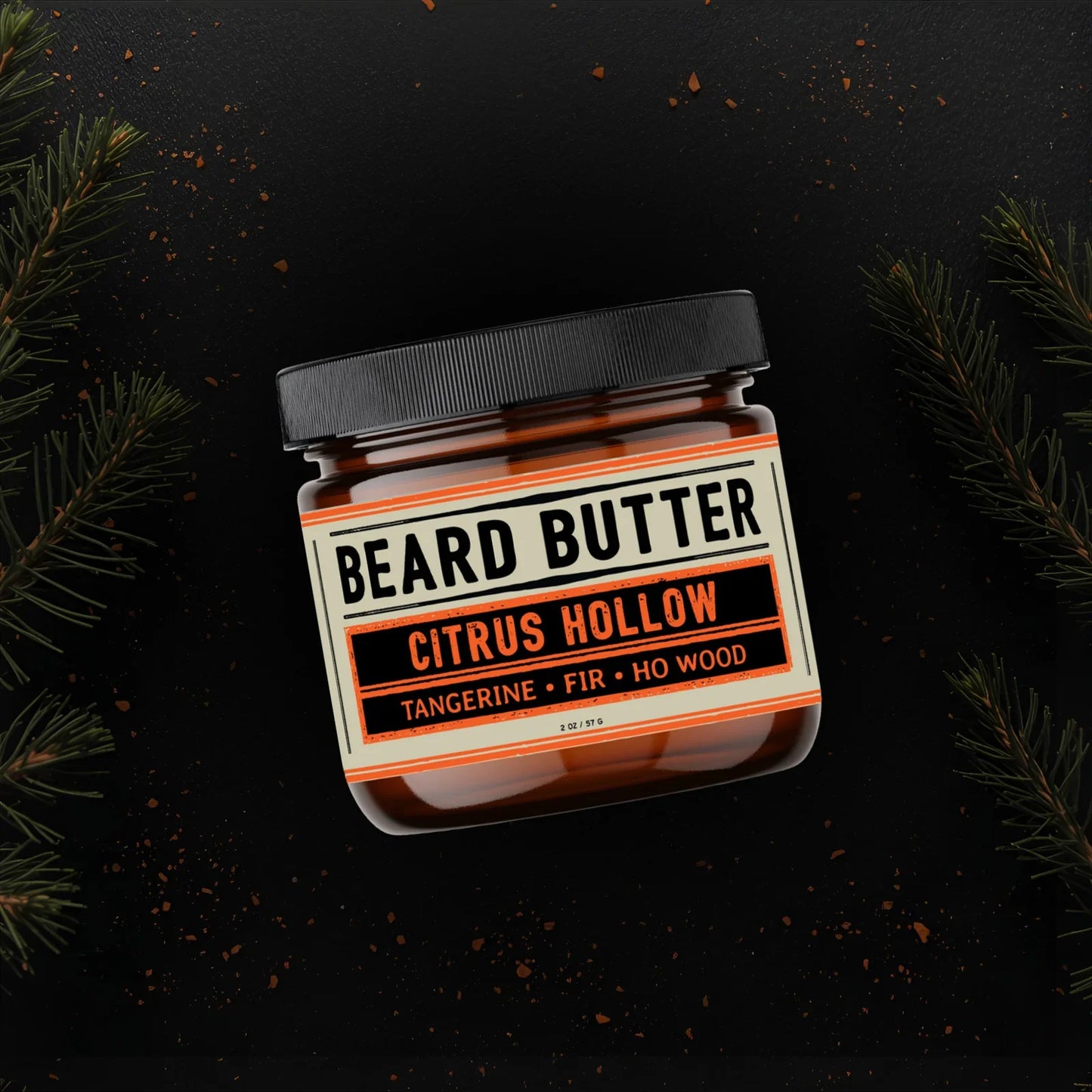 Citrus Hollow Beard Butter - Tangerine, Fir, Ho Wood