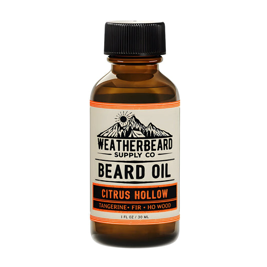 Citrus Hollow Beard Oil - Tangerine, Fir, Ho Wood