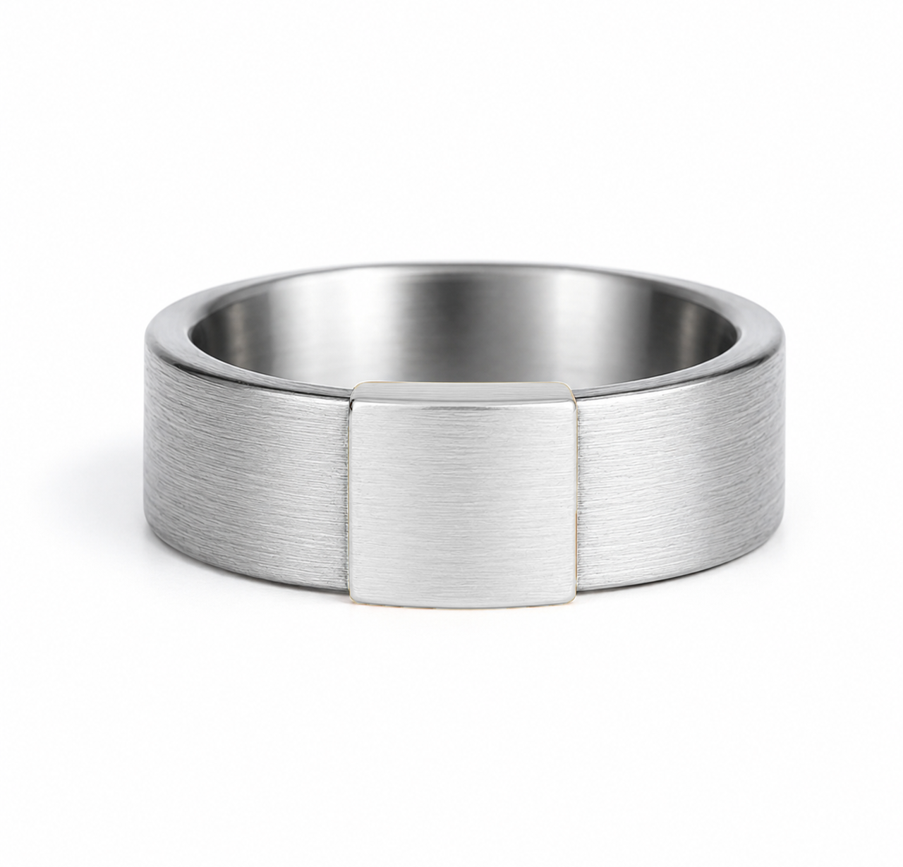 Classic 7mm Silver Platinum Barrel Band