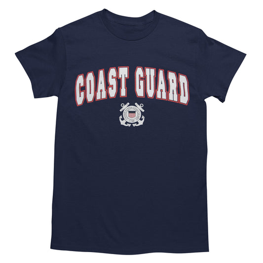 Coast Guard Arch Seal T-Shirt (Navy)