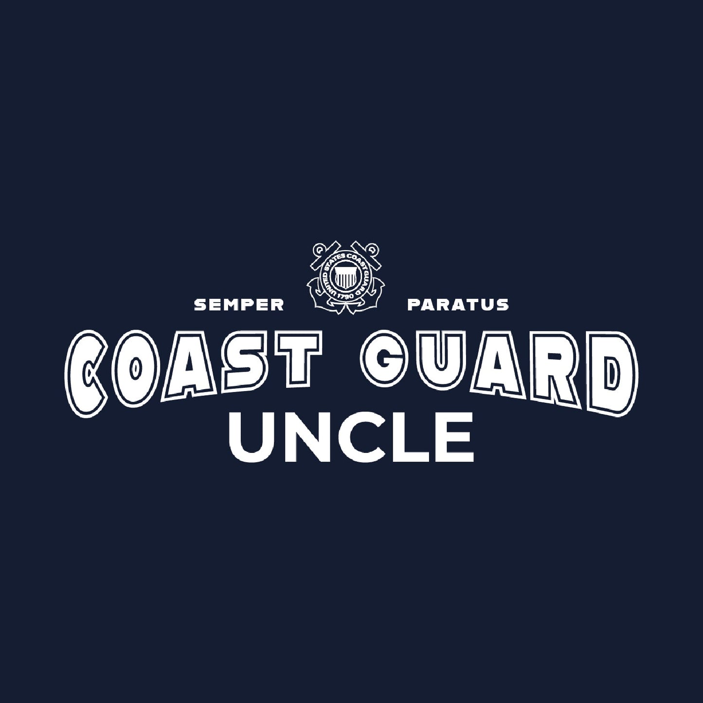 Coast Guard Uncle Crewneck (Navy)