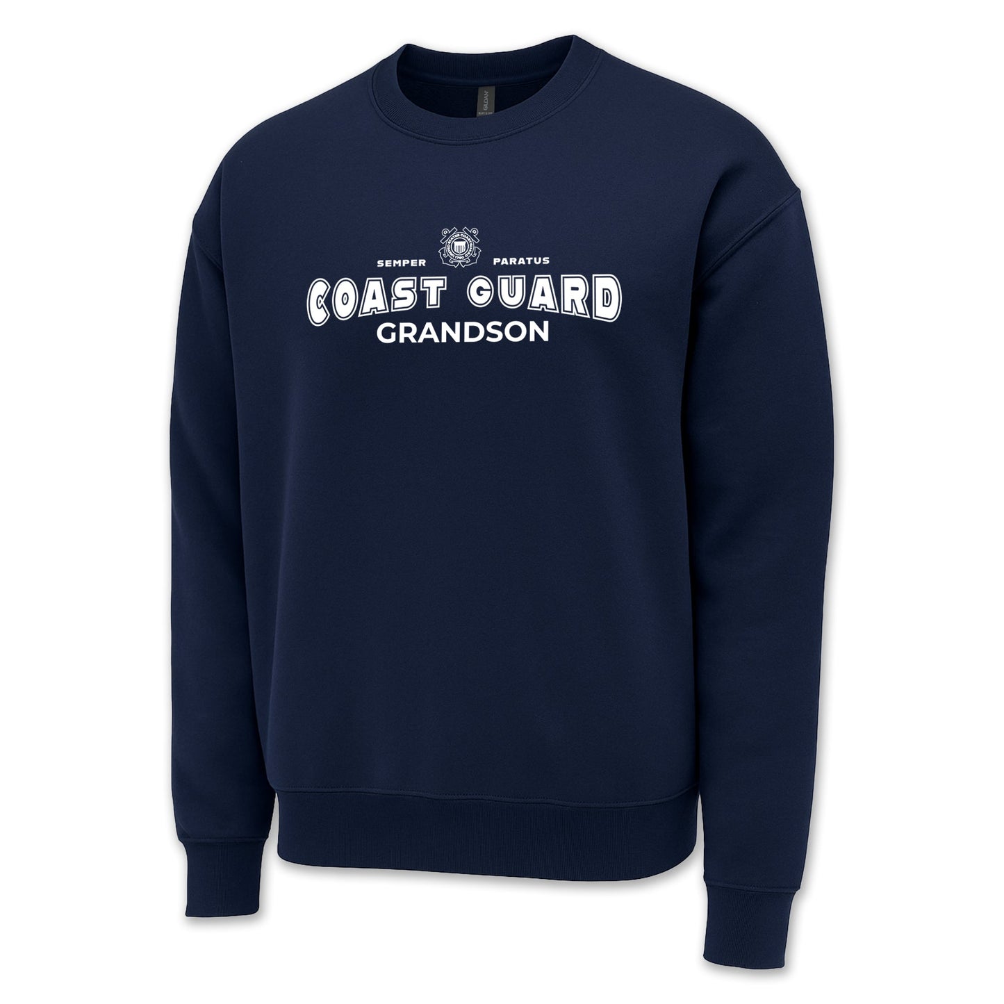 Coast Guard Grandson Crewneck (Navy)