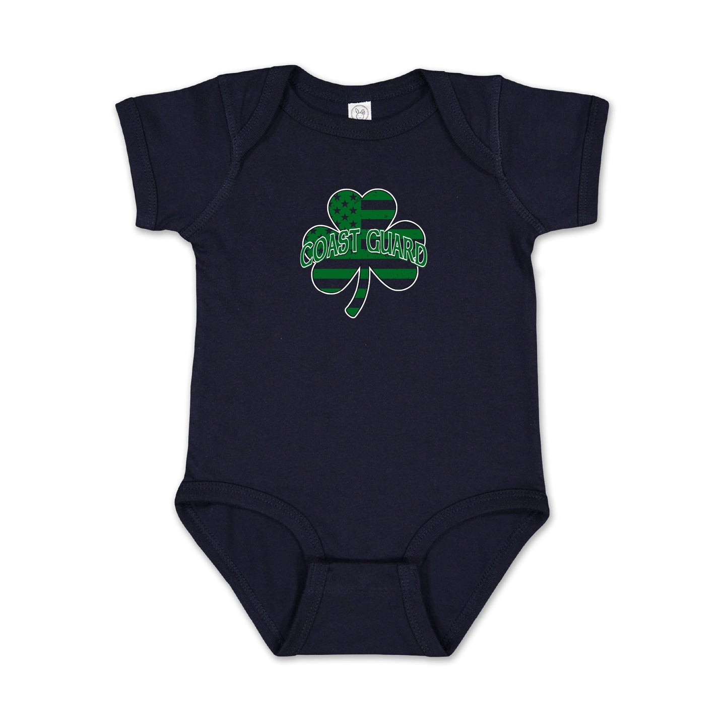 Coast Guard Shamrock Infant Romper