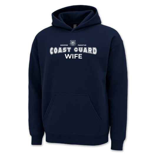 Coast Guard Wife Hood (Navy)