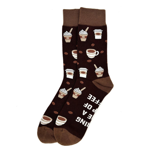 Bring Me A Cup Of Coffee Novelty Socks