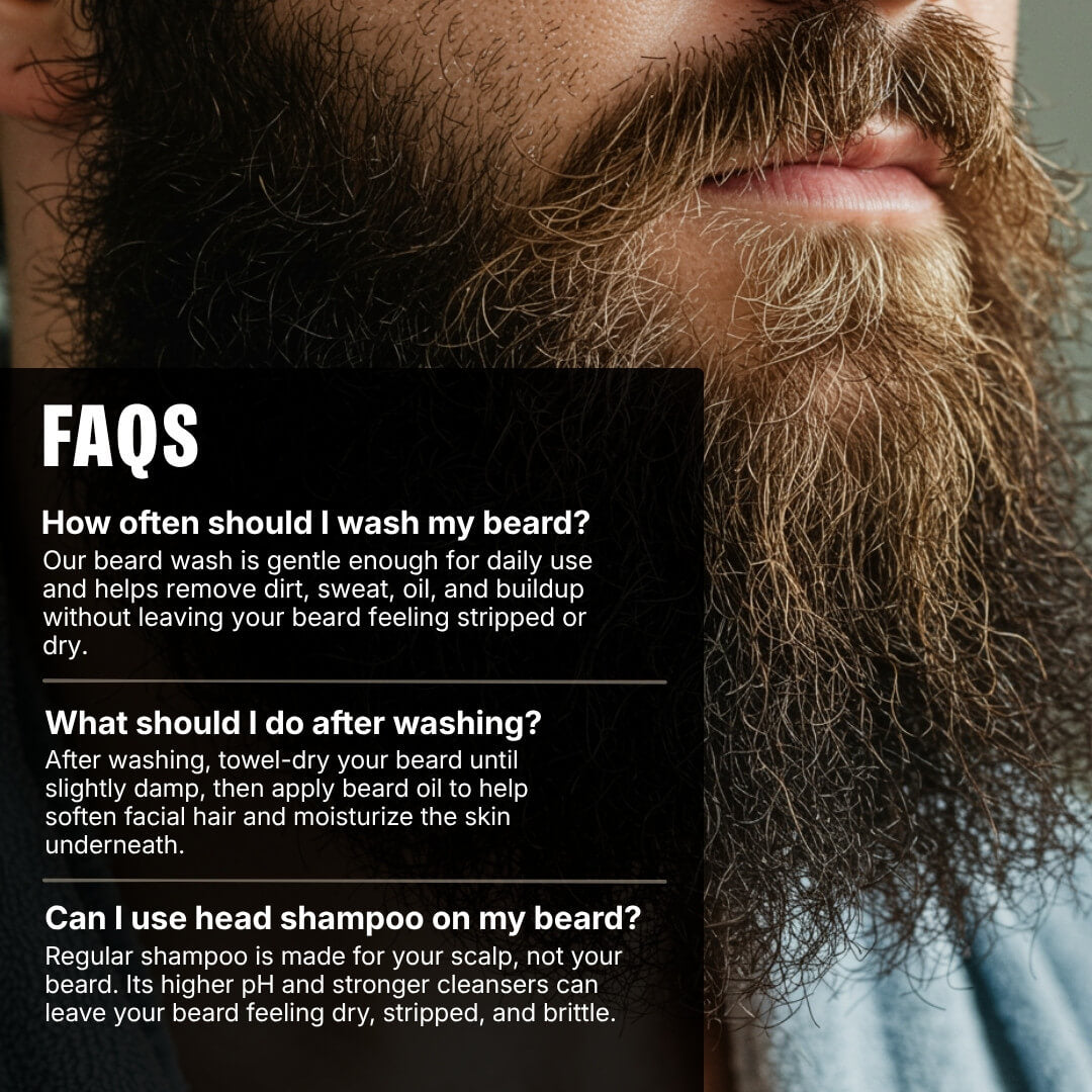 Palo Peak Beard Wash - Palo Santo, Juniper Berry, Spearmint