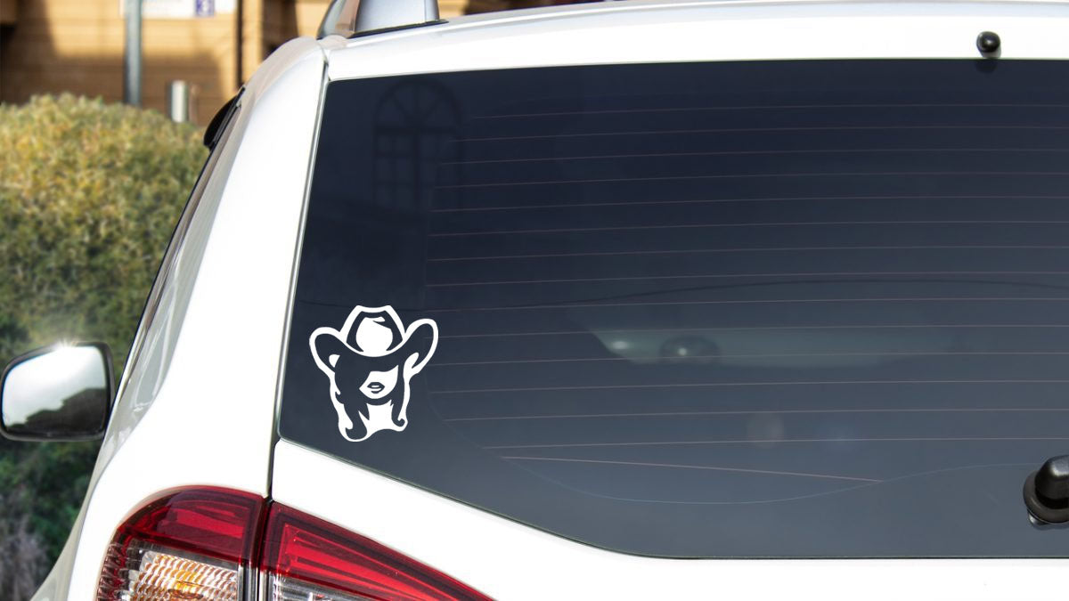 Cowgirl Decal