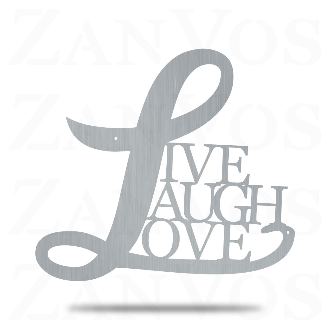 Cursive Live Laugh Love