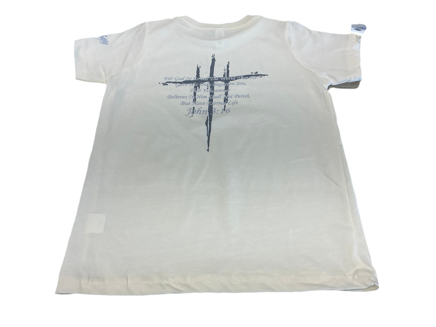 Beige John 3:16 Youth T-Shirt