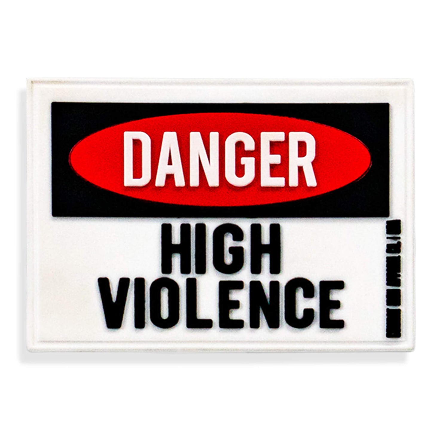 Danger High Violence Pvc Patch