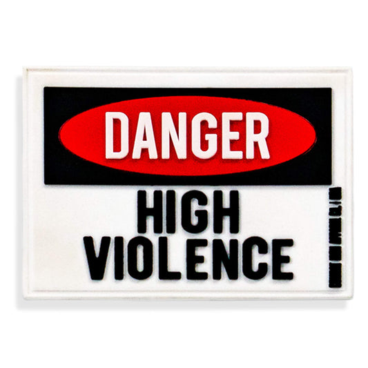 Danger High Violence Pvc Patch