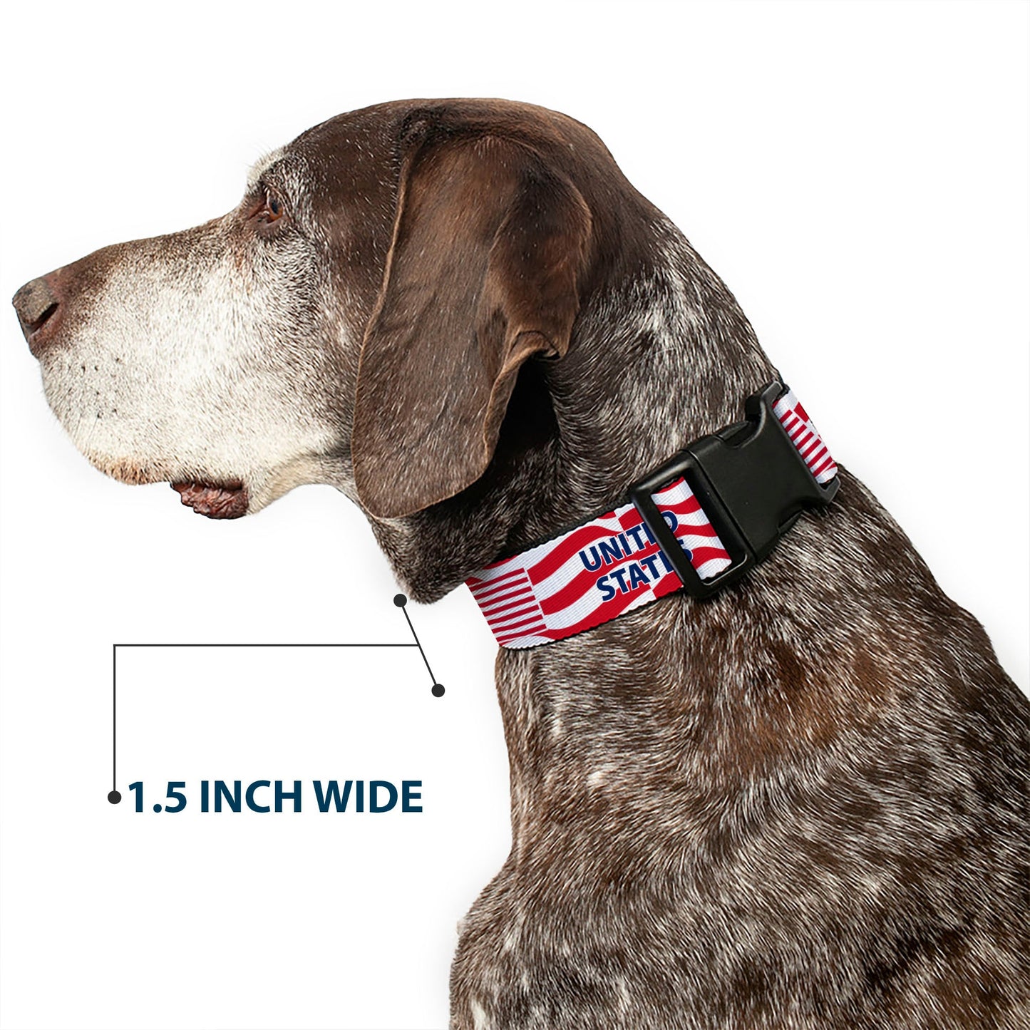 Plastic Clip Collar - Global Soccer Cup Series United States Spirit Flag
