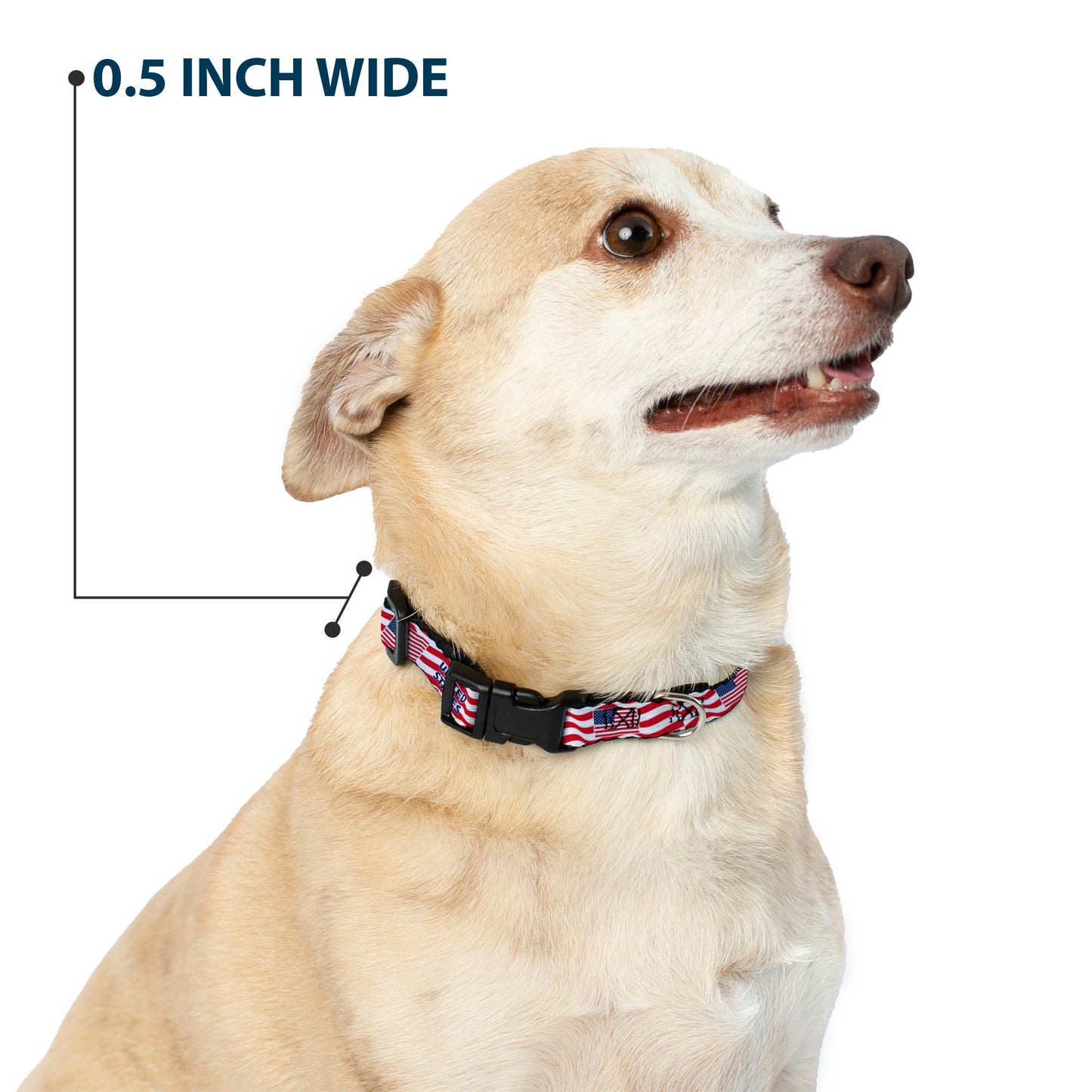 Plastic Clip Collar - Global Soccer Cup Series United States Spirit Flag