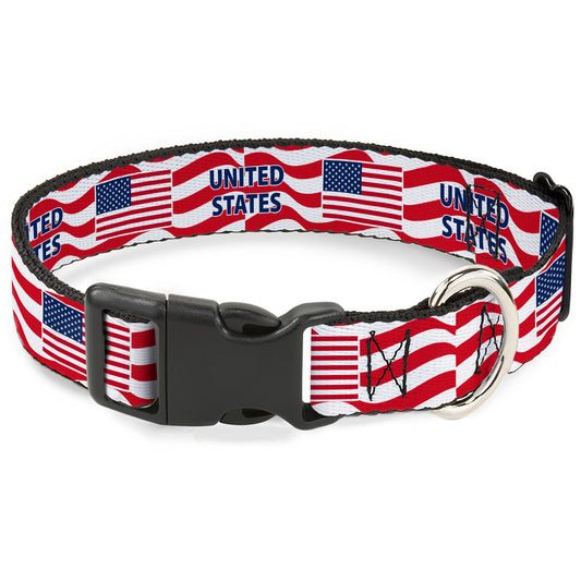 Plastic Clip Collar - Global Soccer Cup Series United States Spirit Flag
