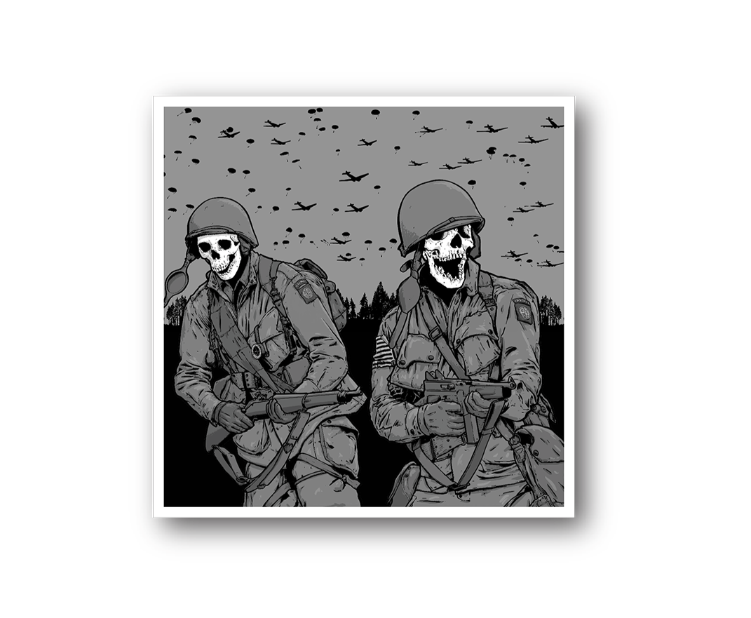 Death Awaits Sticker