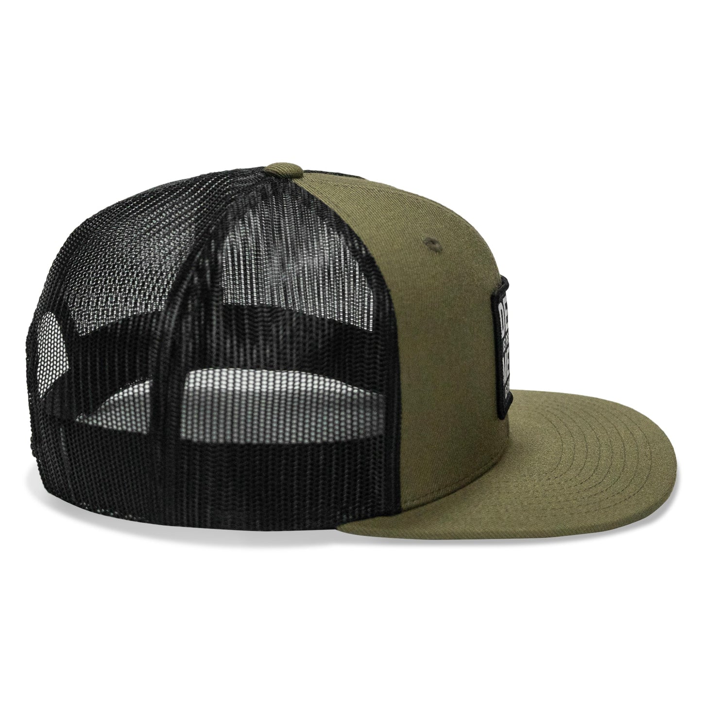 Death Is Promised. Mercy Is Earned Patch Flatbill Hat
