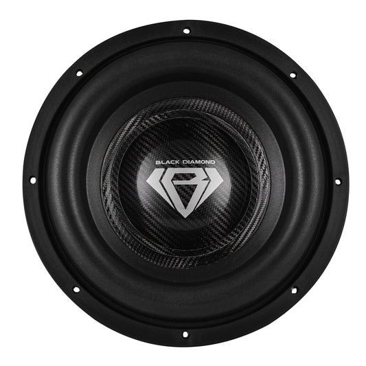 Black Diamond 12" High Excursion Subwoofer with Carbon Fiber Cone | 3500W RMS / 7000W MAX | Dual 2-Ohm Voice Coil