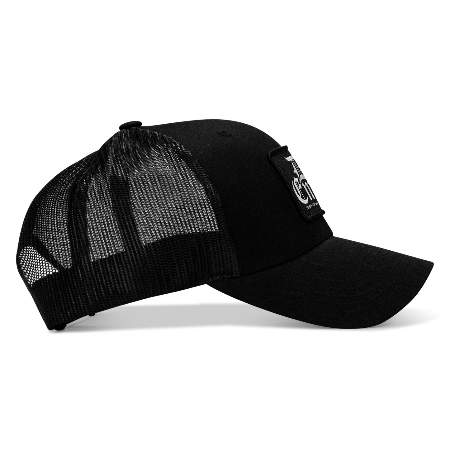 Die Empty Black Patch Snapback Hat