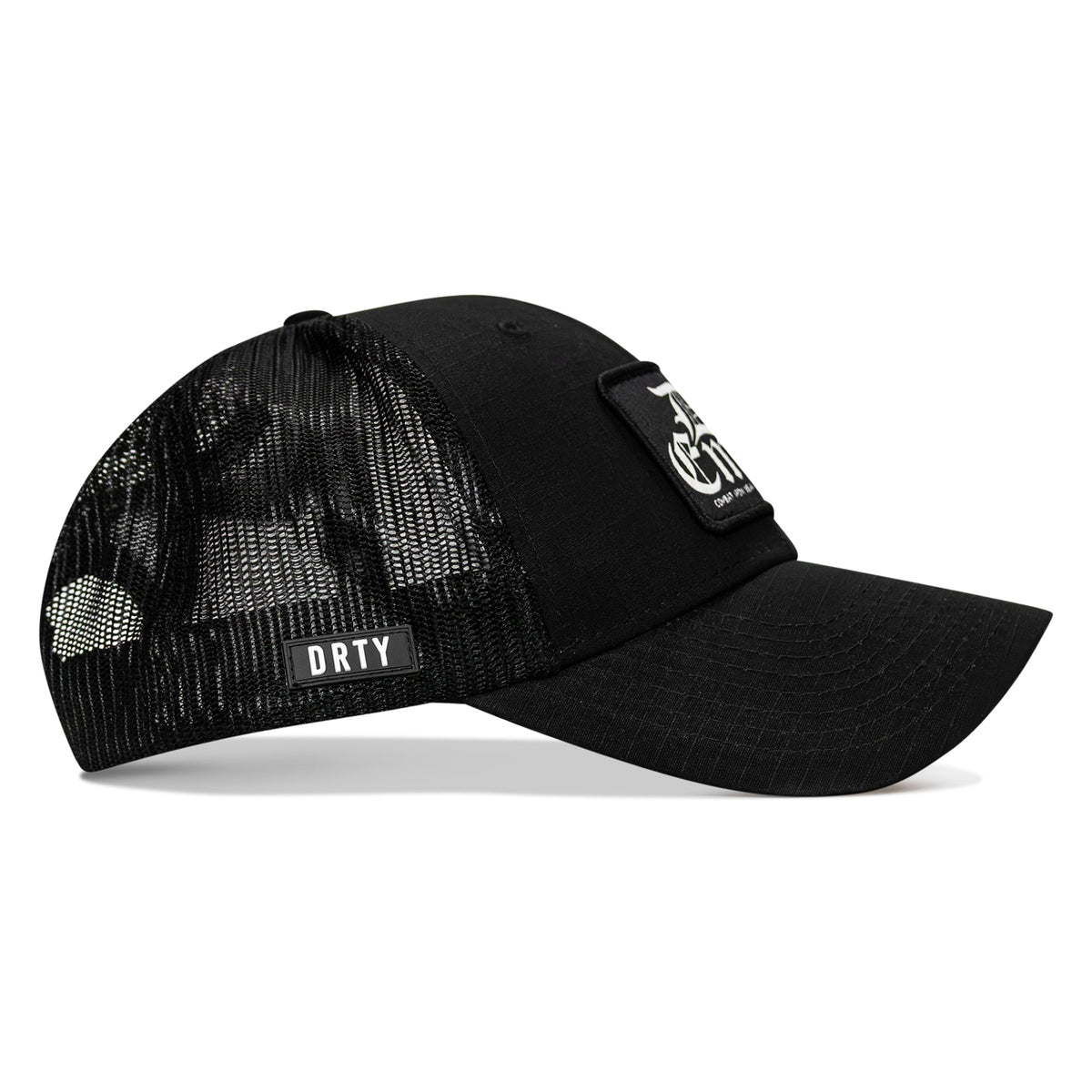 Die Empty Black Patch Original Ripstop Snapback Hat