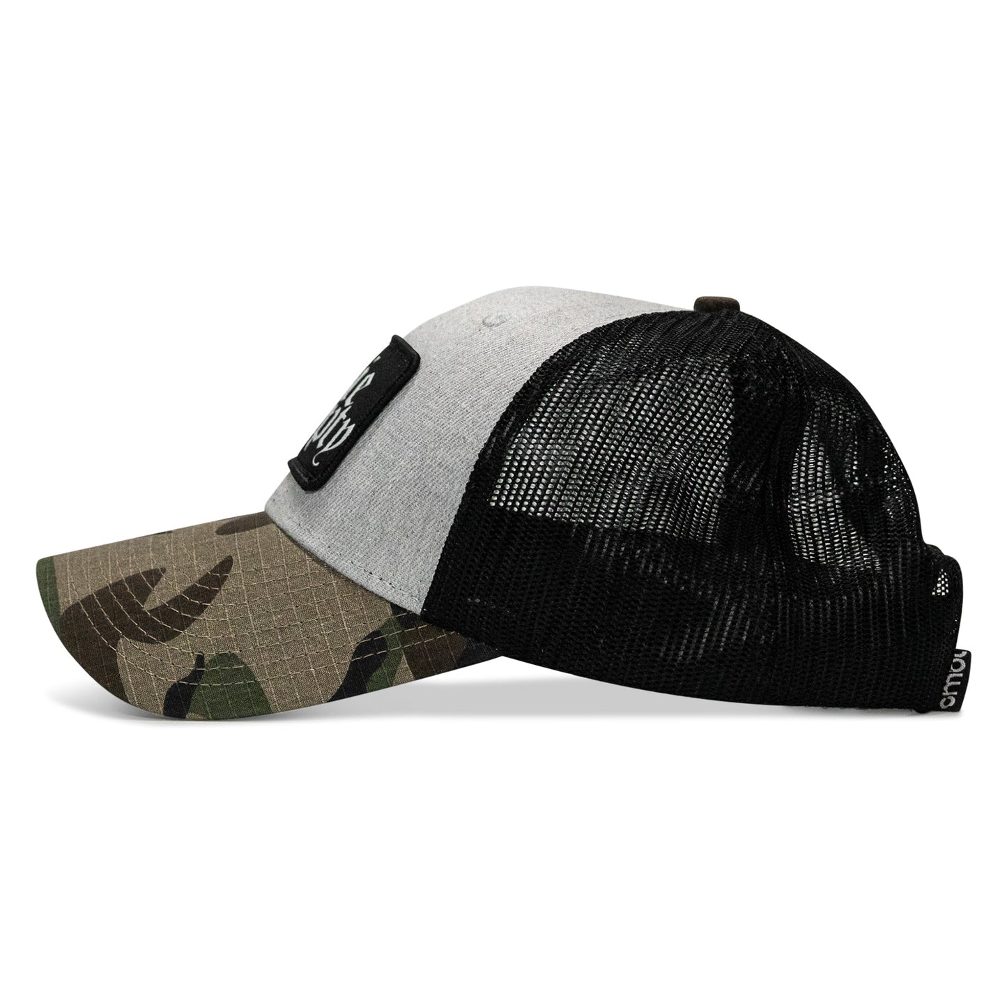 Die Empty Black Patch Snapback Hat