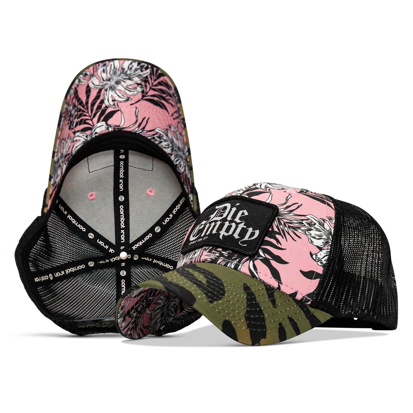 Die Empty Black Patch Original Ripstop Snapback Hat