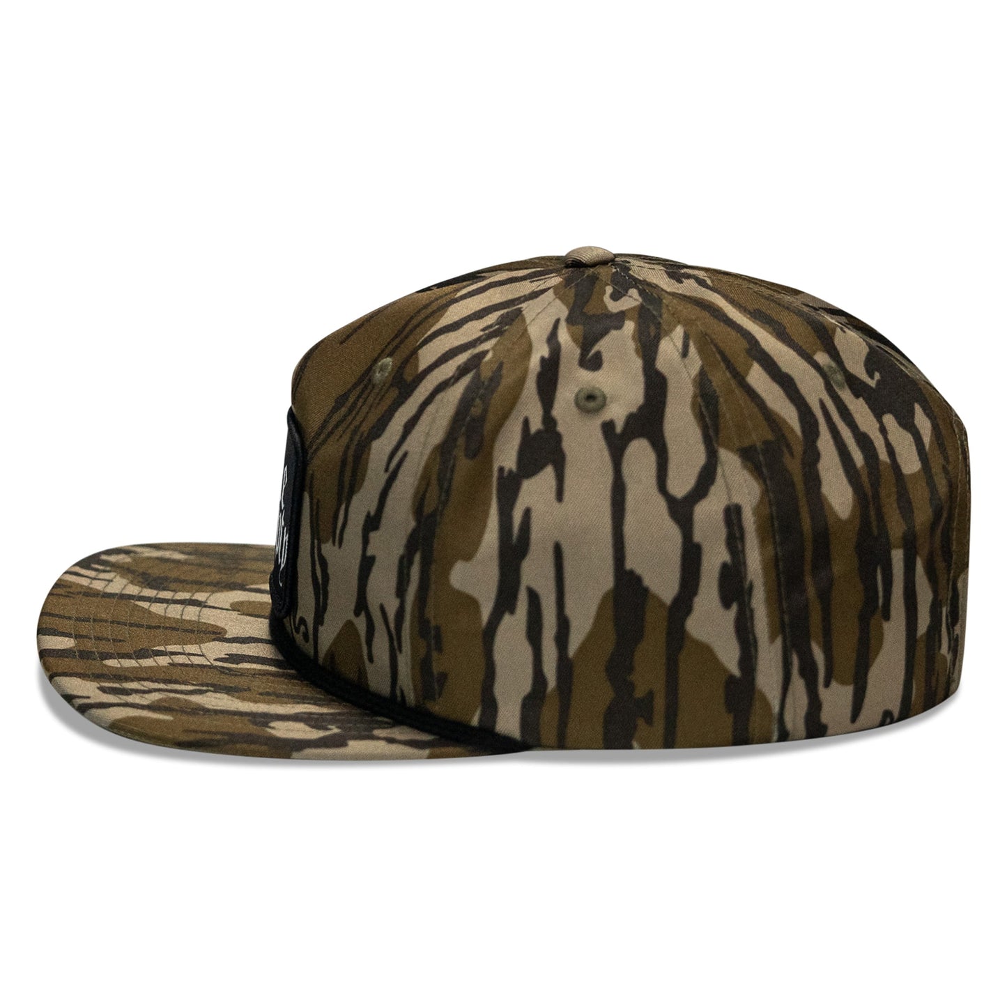 Die Empty Black Patch Flatbill Snapback Hat
