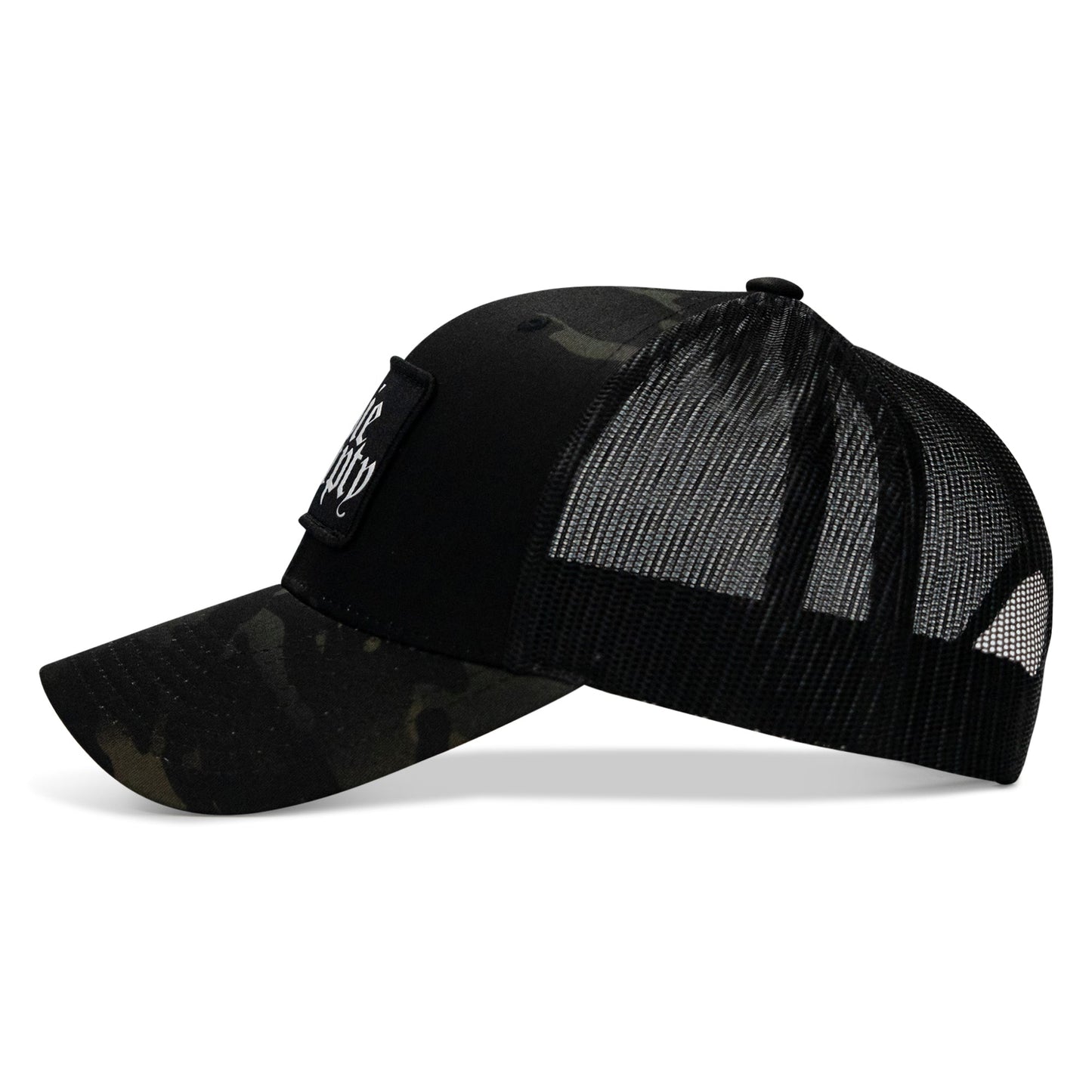 Die Empty Black Patch Snapback Hat