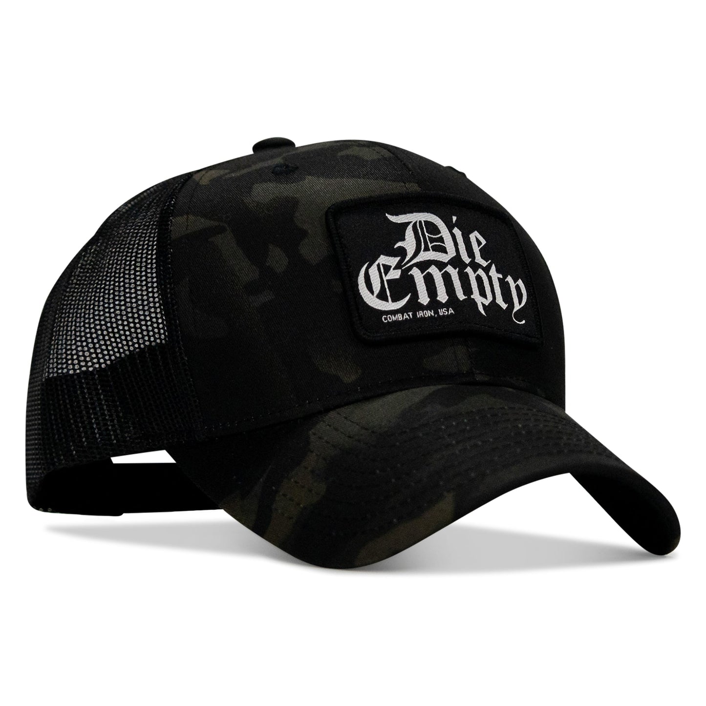 Die Empty Black Patch Snapback Hat