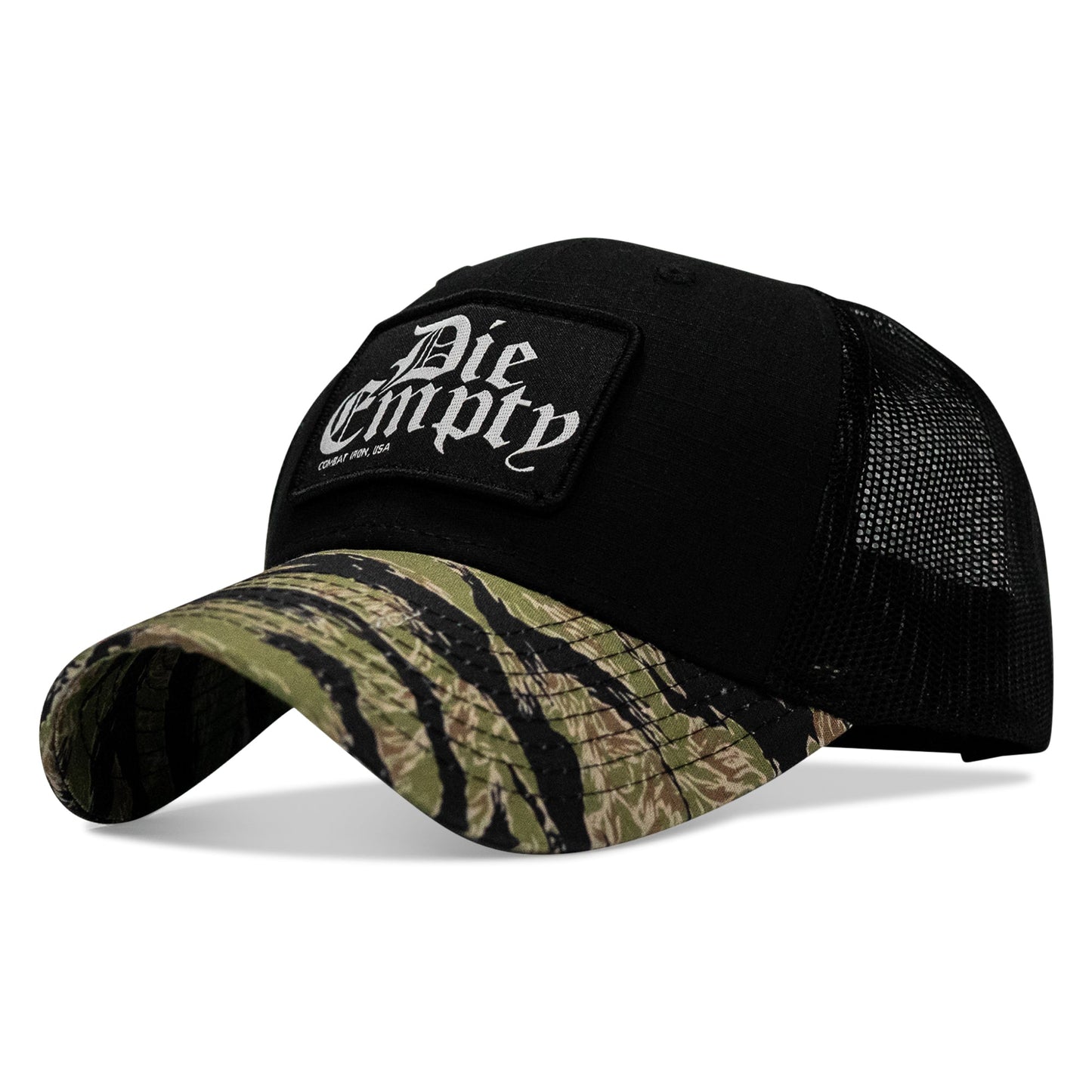 Die Empty Black Patch Original Ripstop Snapback Hat