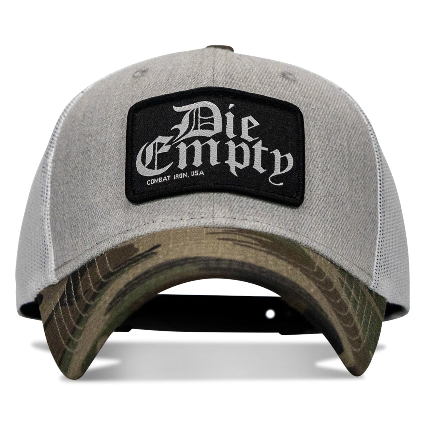 Die Empty Black Patch Snapback Hat
