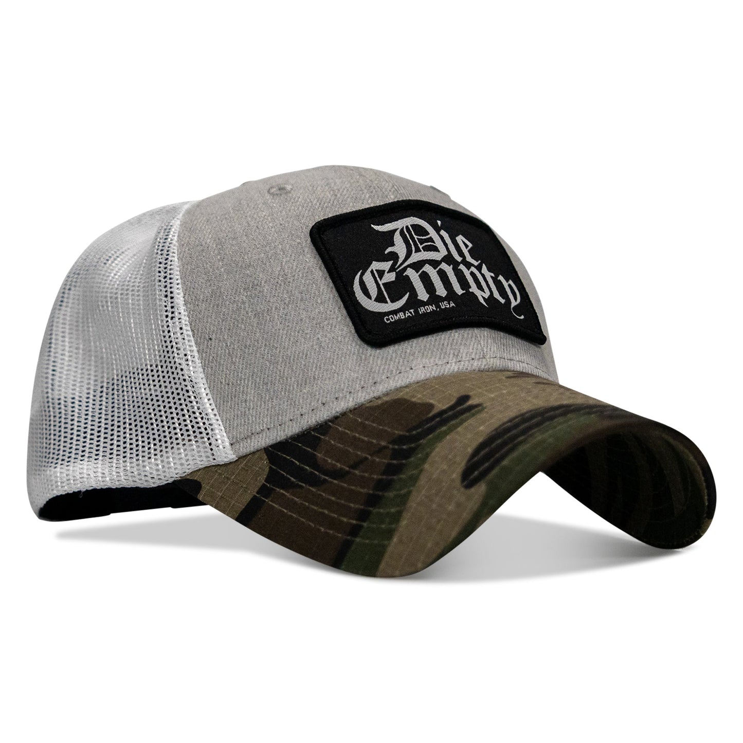 Die Empty Black Patch Snapback Hat