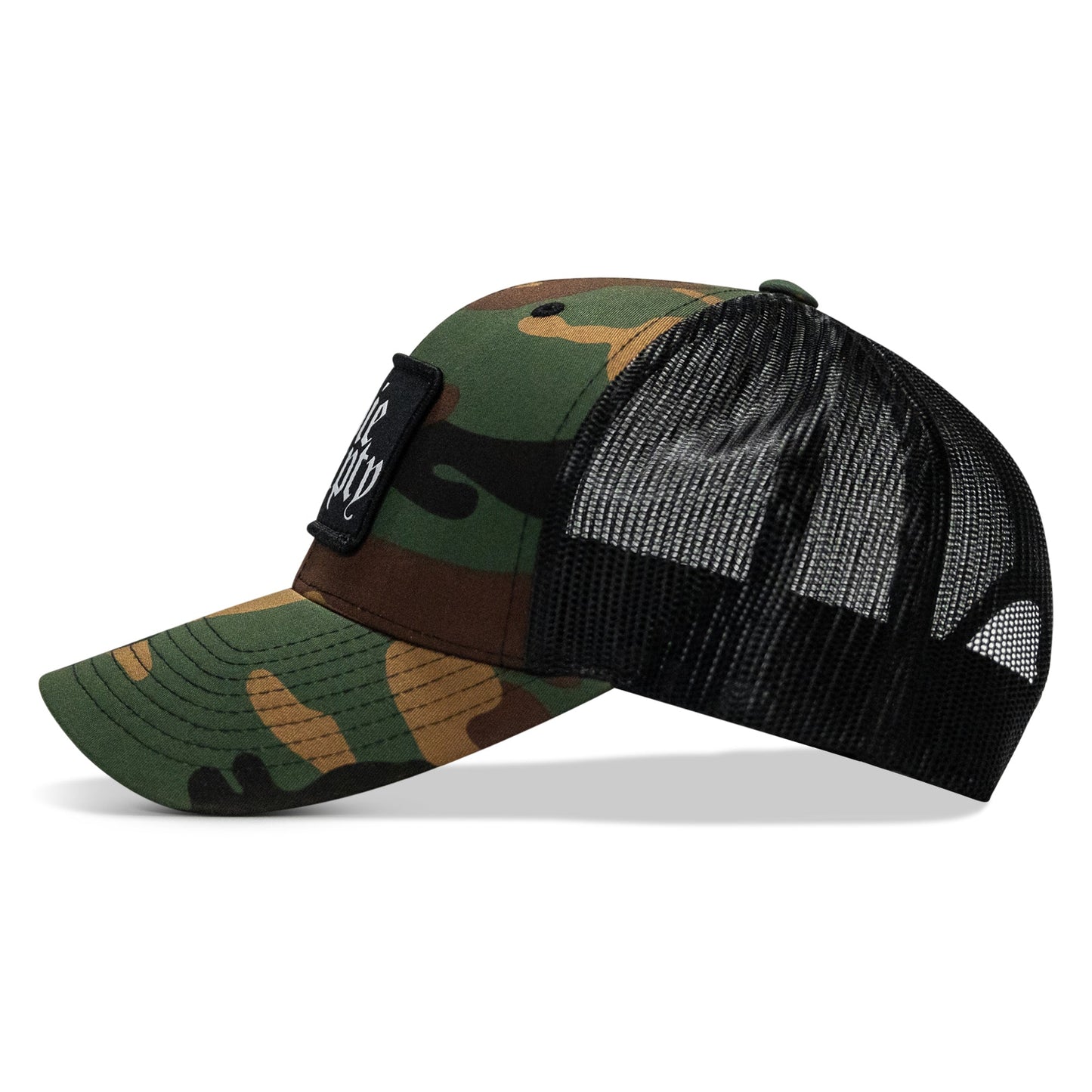 Die Empty Black Patch Snapback Hat