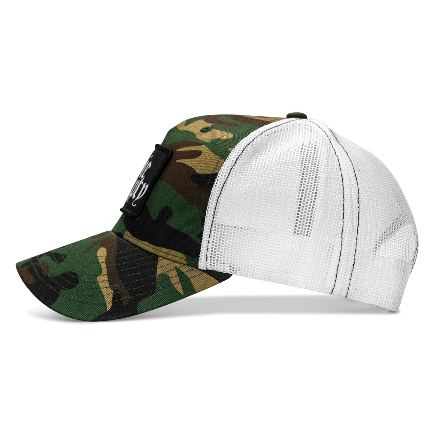 Die Empty Black Patch Snapback Hat