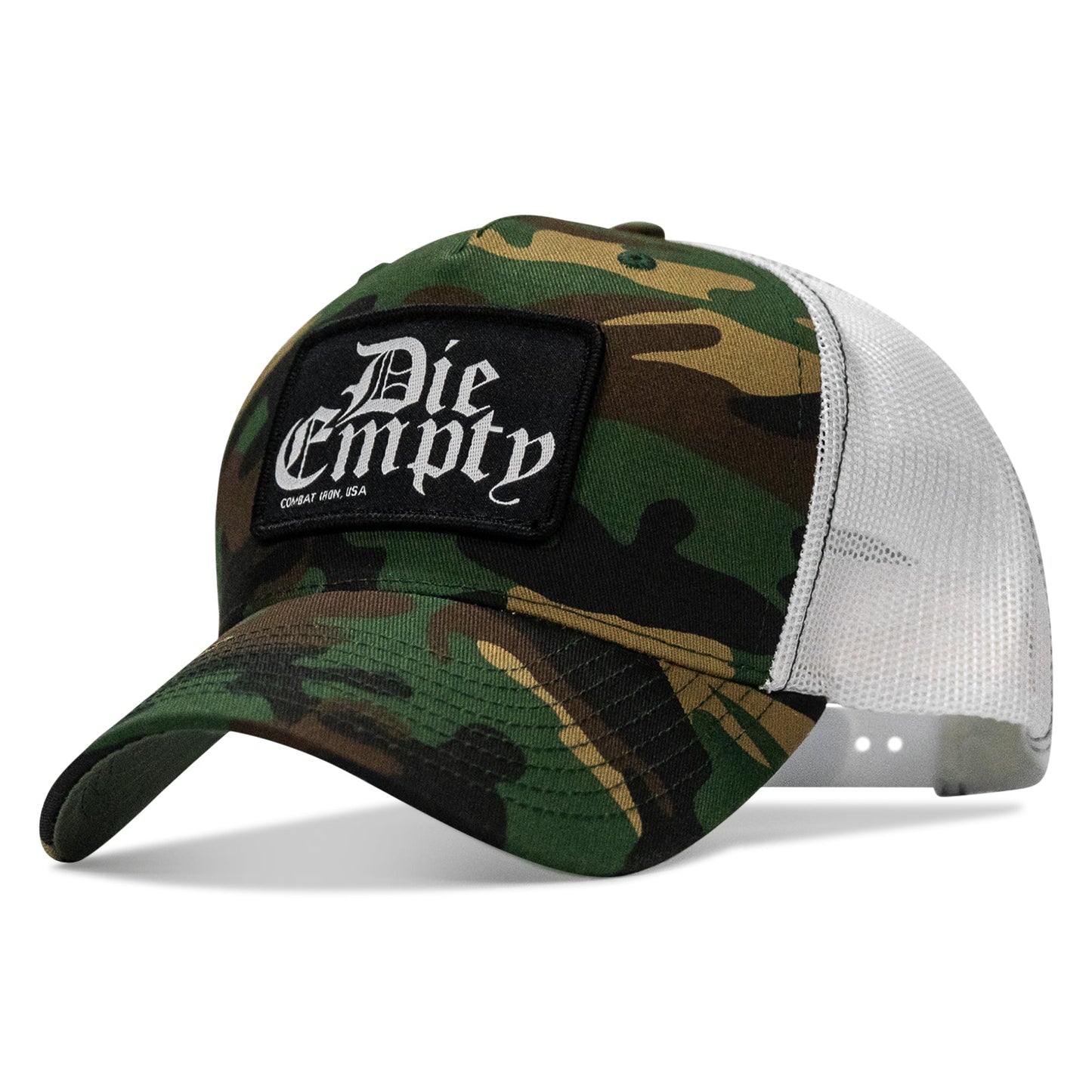 Die Empty Black Patch Snapback Hat